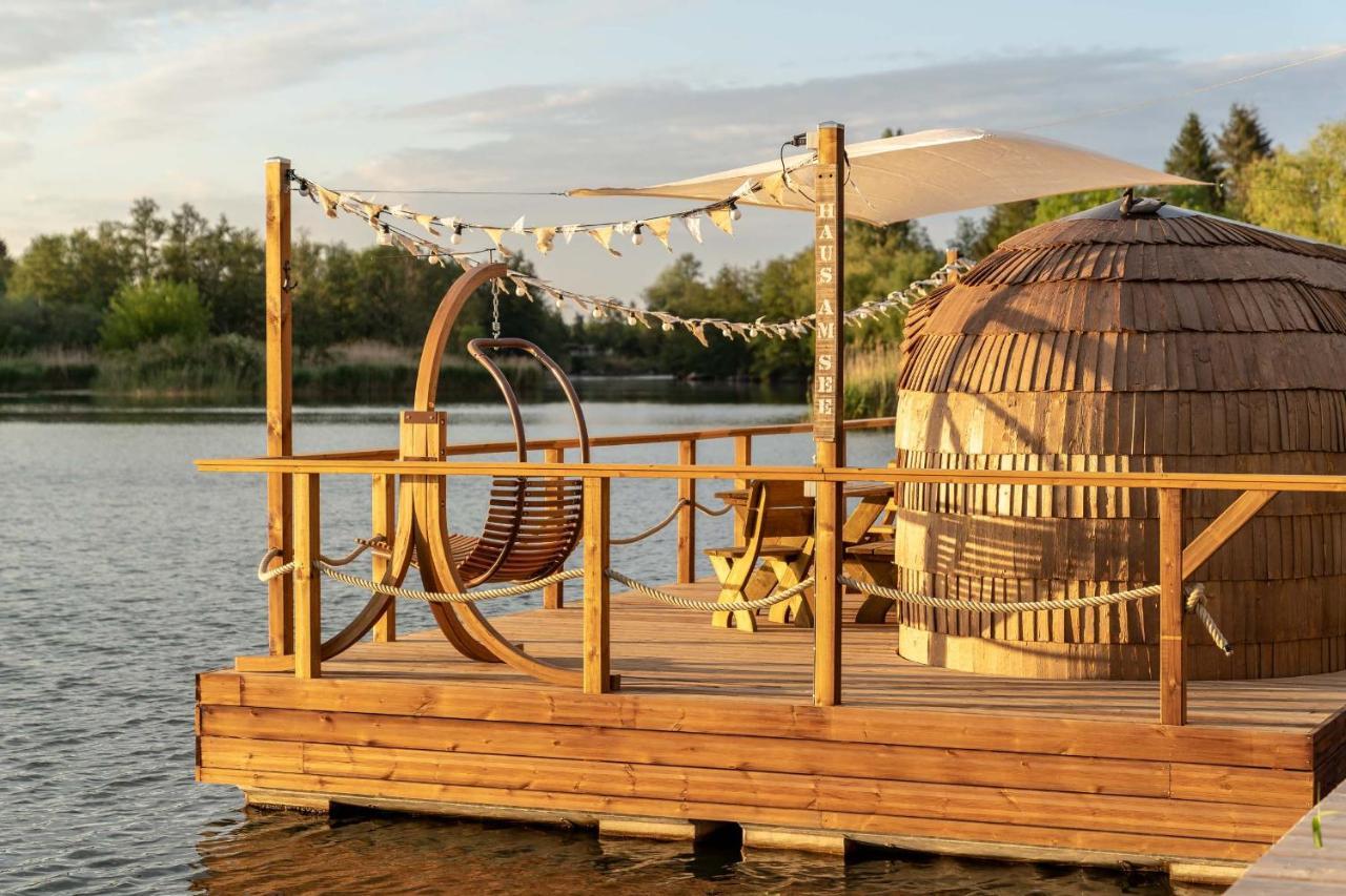 Lieblingsplatz Parey - Schwimmendes Iglu Hotel Kültér fotó